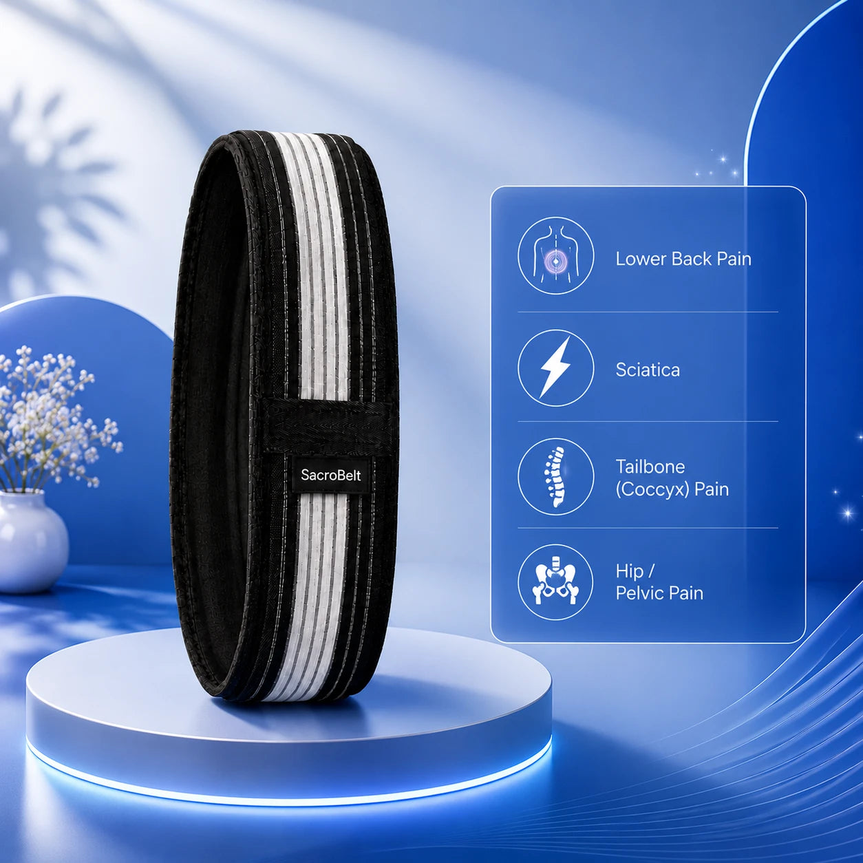 SI Joint & Lower Back Support SacroBelt