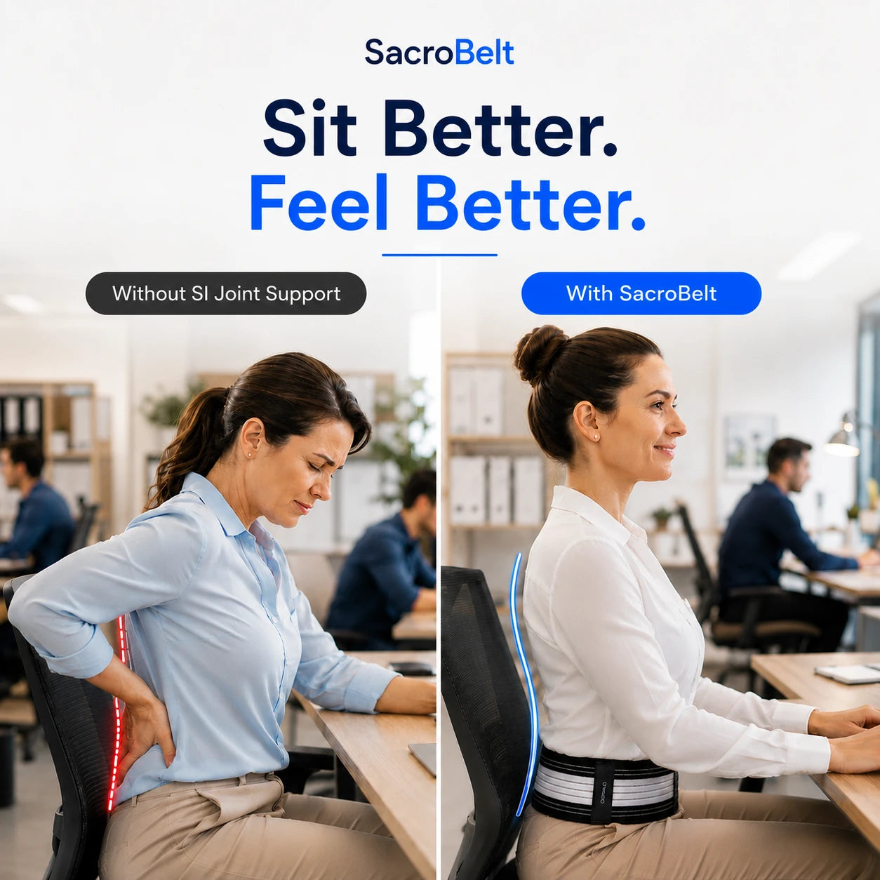 SI Joint & Lower Back Support SacroBelt