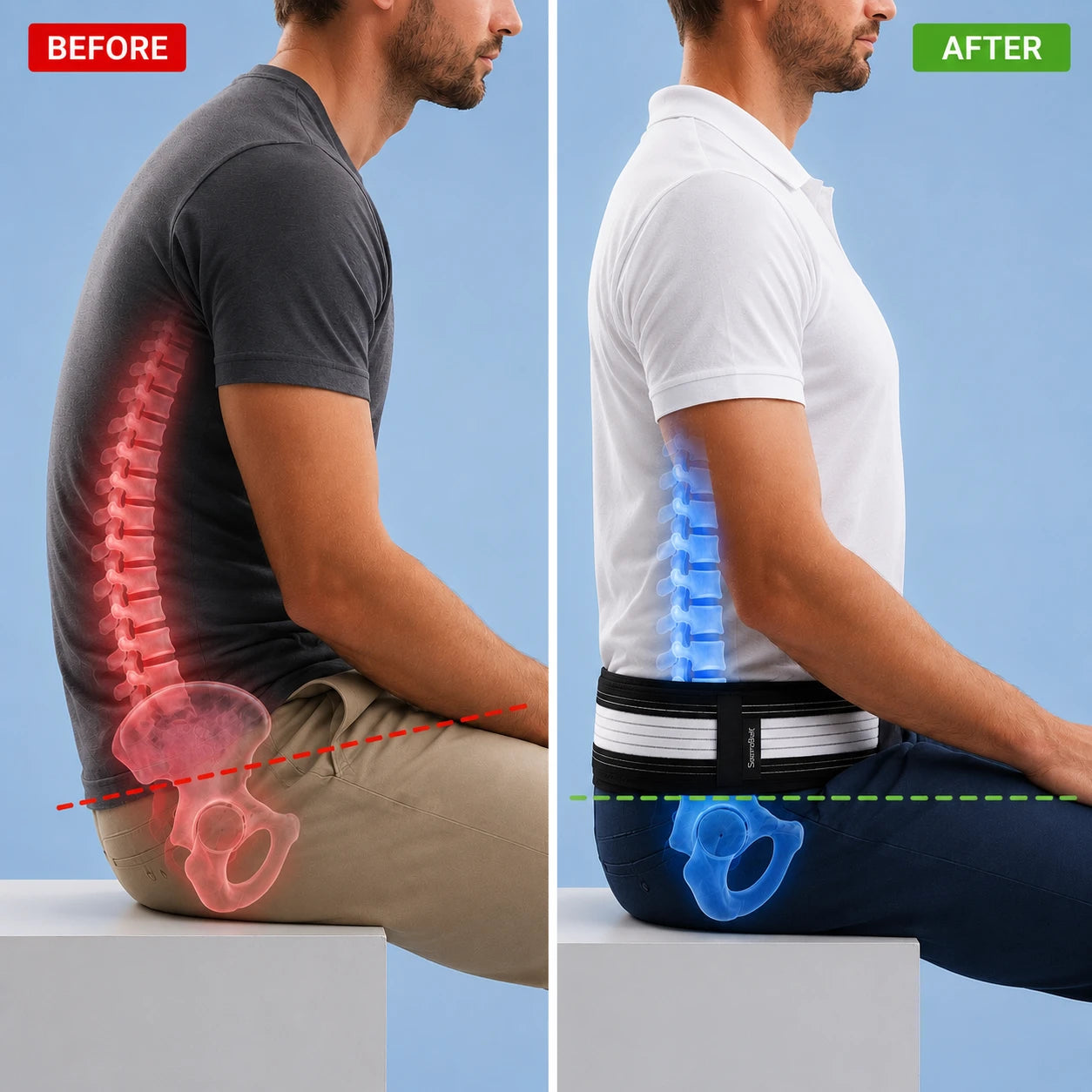 SI Joint & Lower Back Support SacroBelt