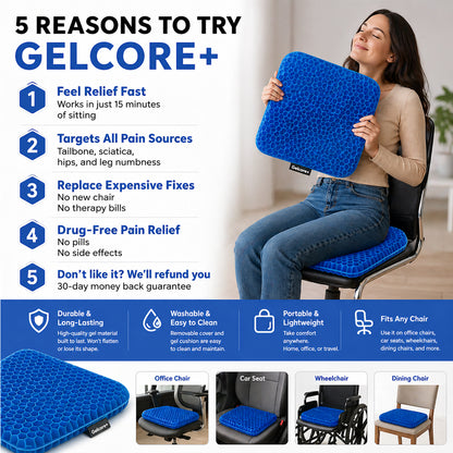 Turn Any Chair Into Pain-Free Comfort With GelCore+